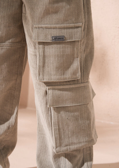 Carlton Stone Cord Skater Trouser
