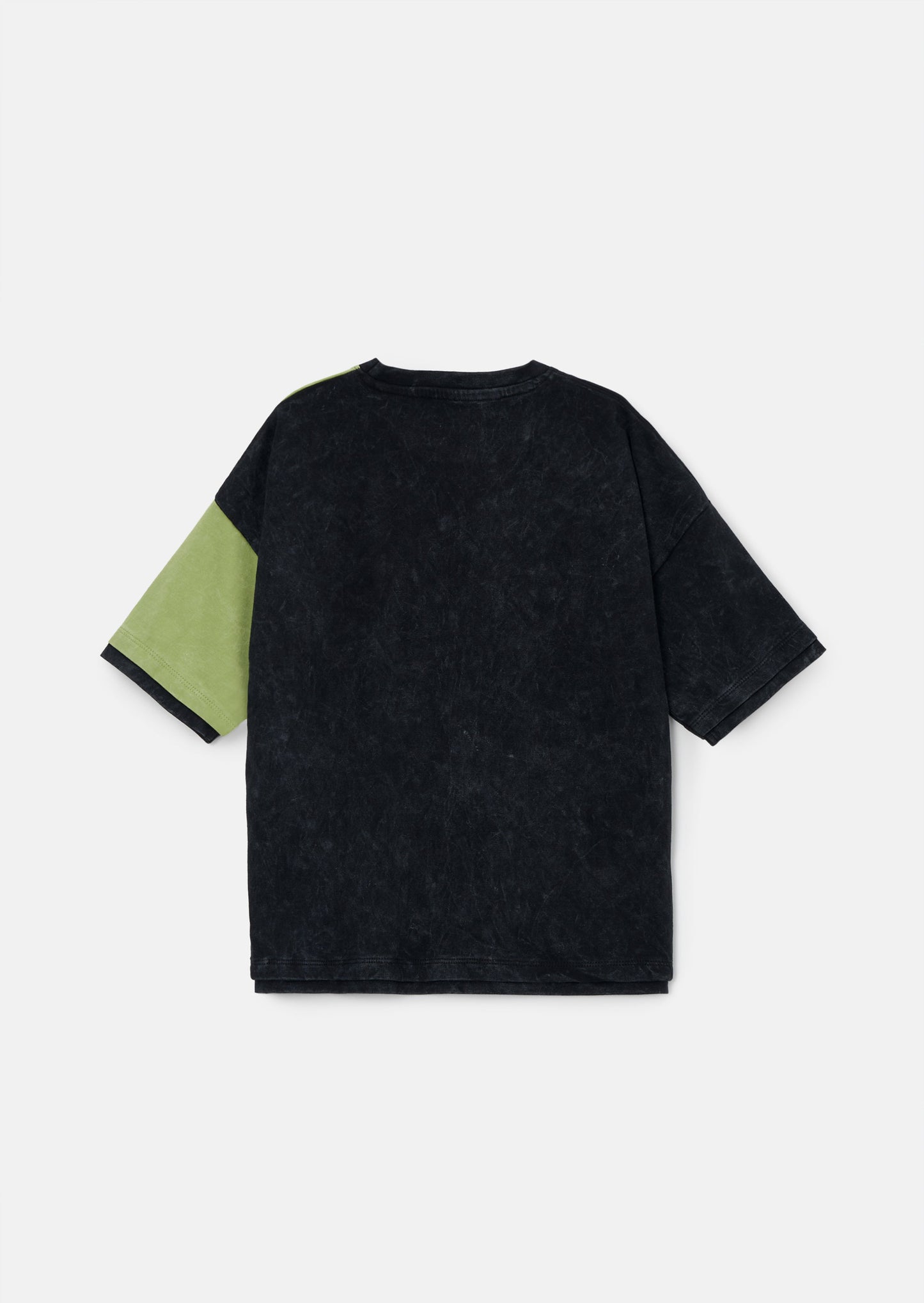 Minecraft Black Colourblock Graphic T Shirt