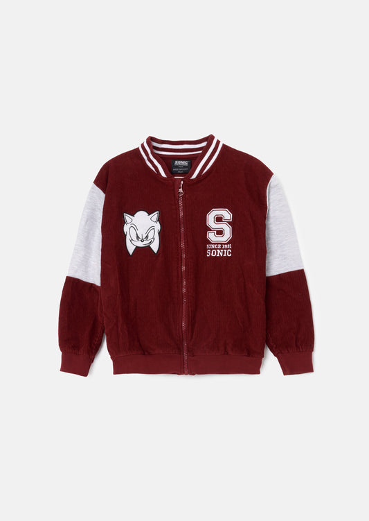 Sonic Red Cord Preppy Zip Thru