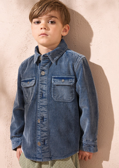 Charlie Blue Cord Shirt