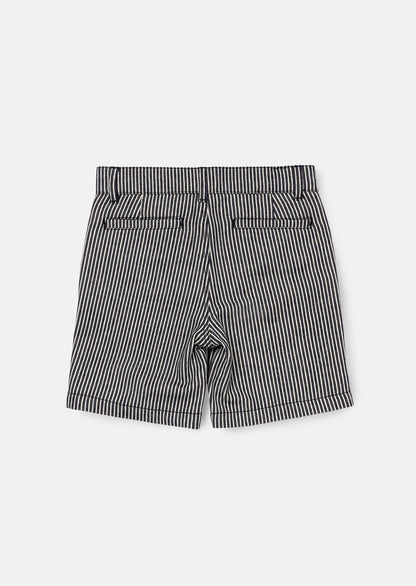 Marcus Navy Stripe Casual Short