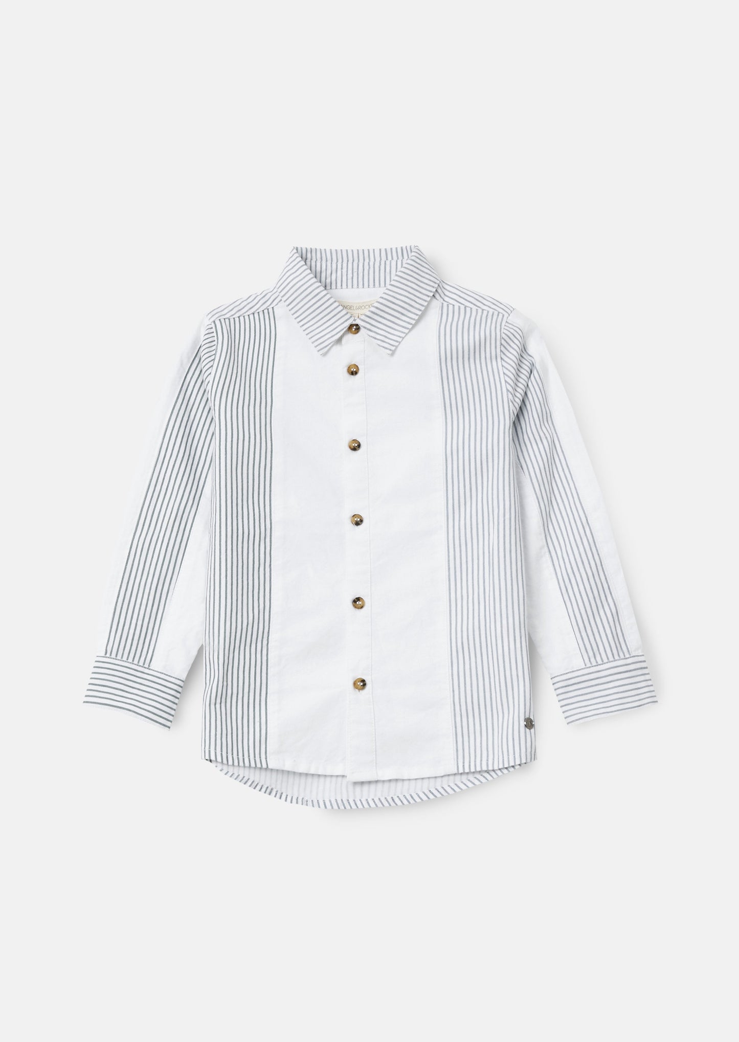 Chase Blue Colour Block Smart Shirt