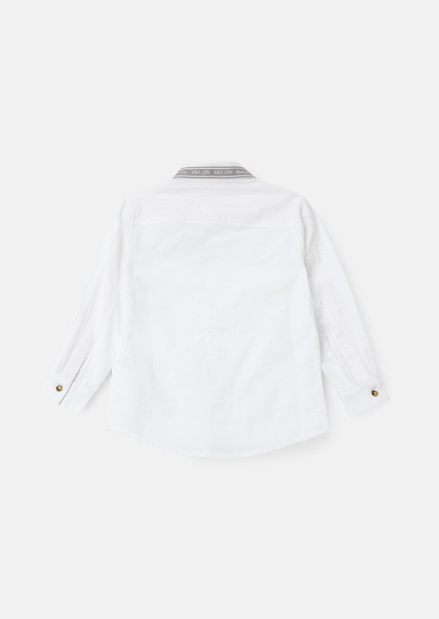 Chase White Textured Block Shirt