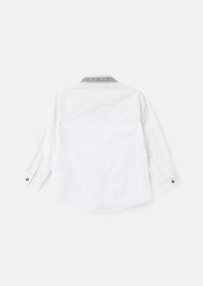Chase White Textured Block Shirt