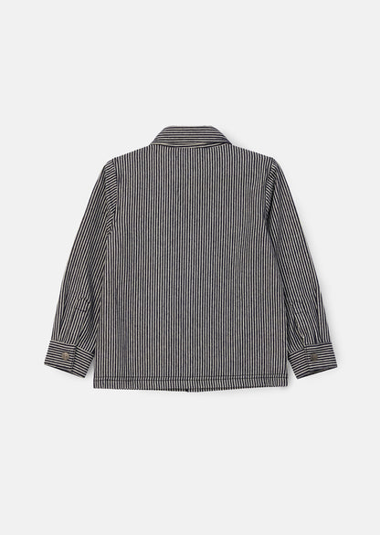 Byron Navy Casual Stripe Jacket