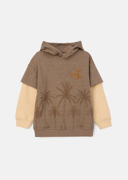 Jamie Brown Twofer Embroidered Hoodie