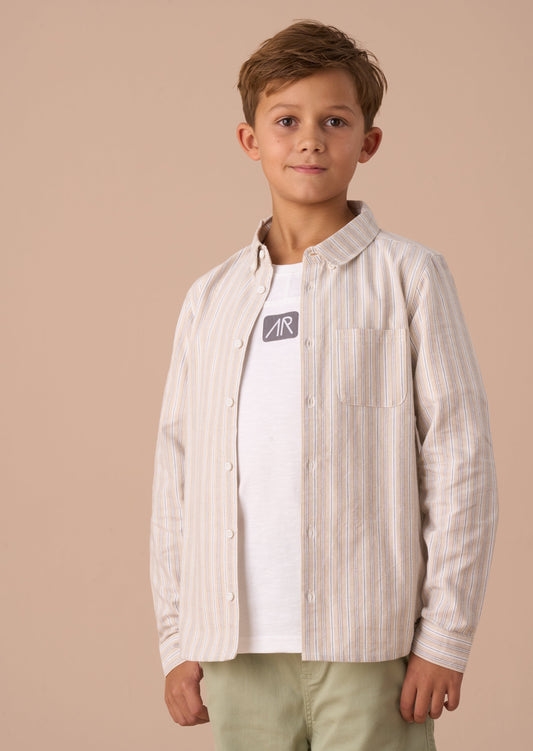 Ralph Stone Oxford Stripe Shirt