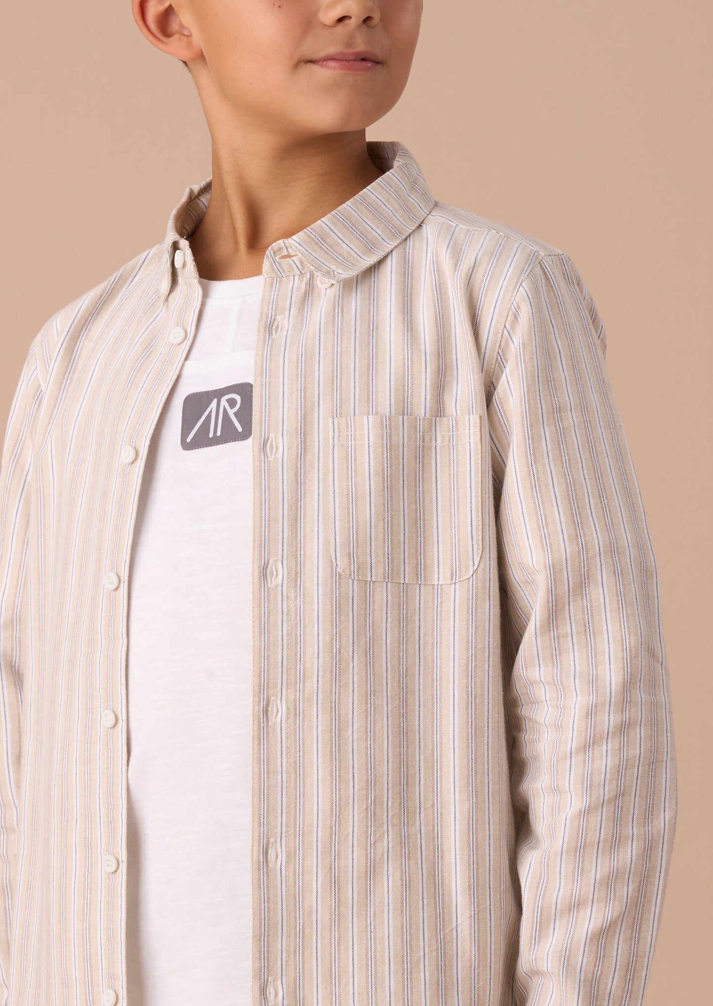 Ralph Stone Oxford Stripe Shirt
