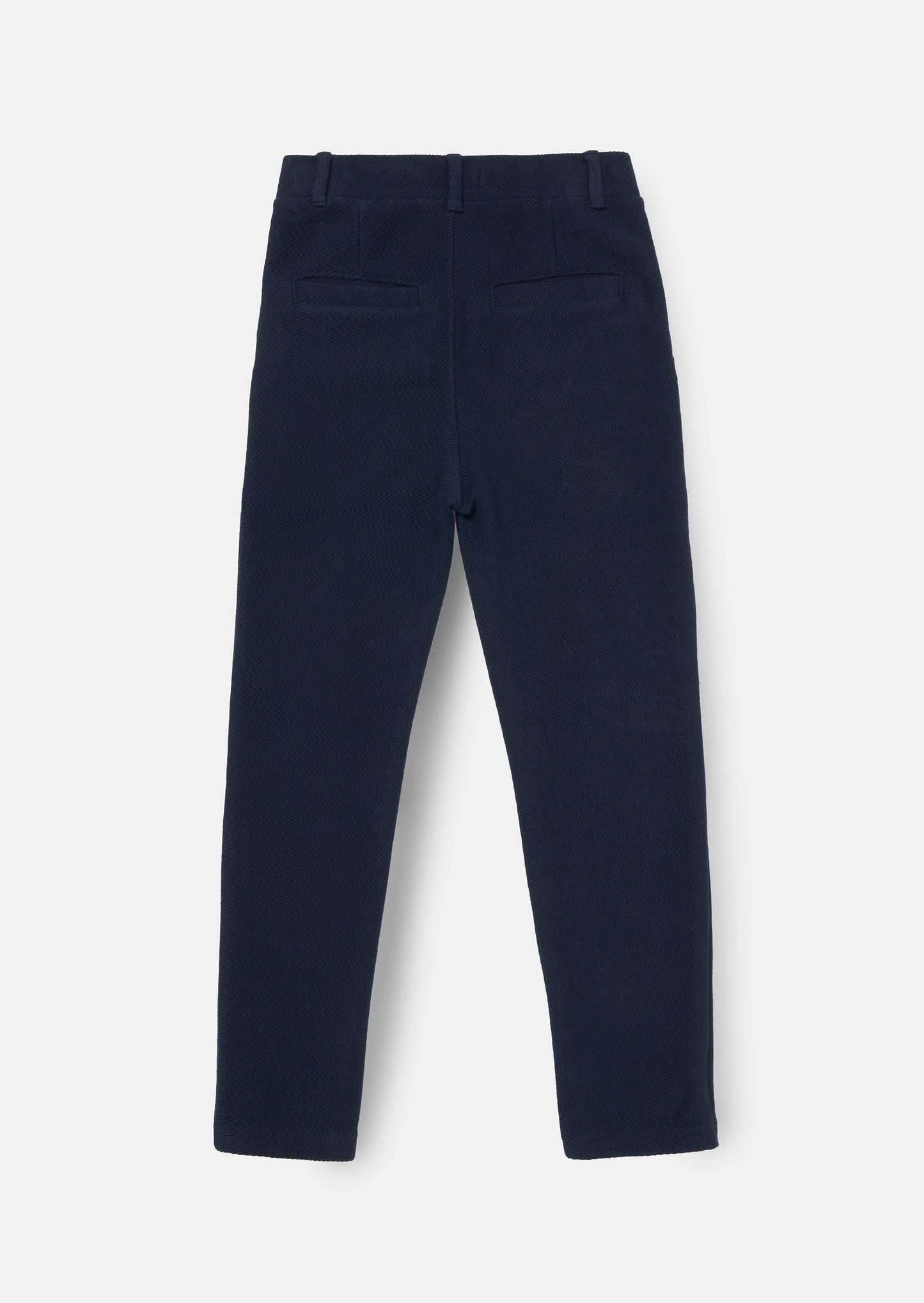 Benjamin Navy Smart Textured Trouser