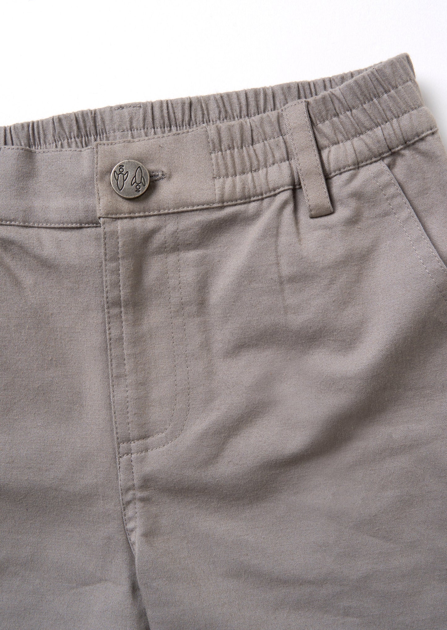 Dylan Grey Woven Chino Short