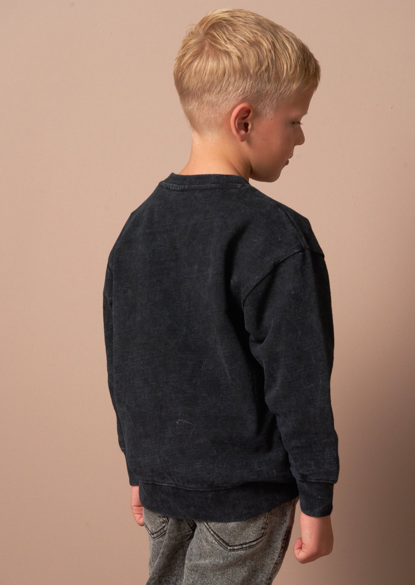 Minecraft Grey Graphic Washed Sweat