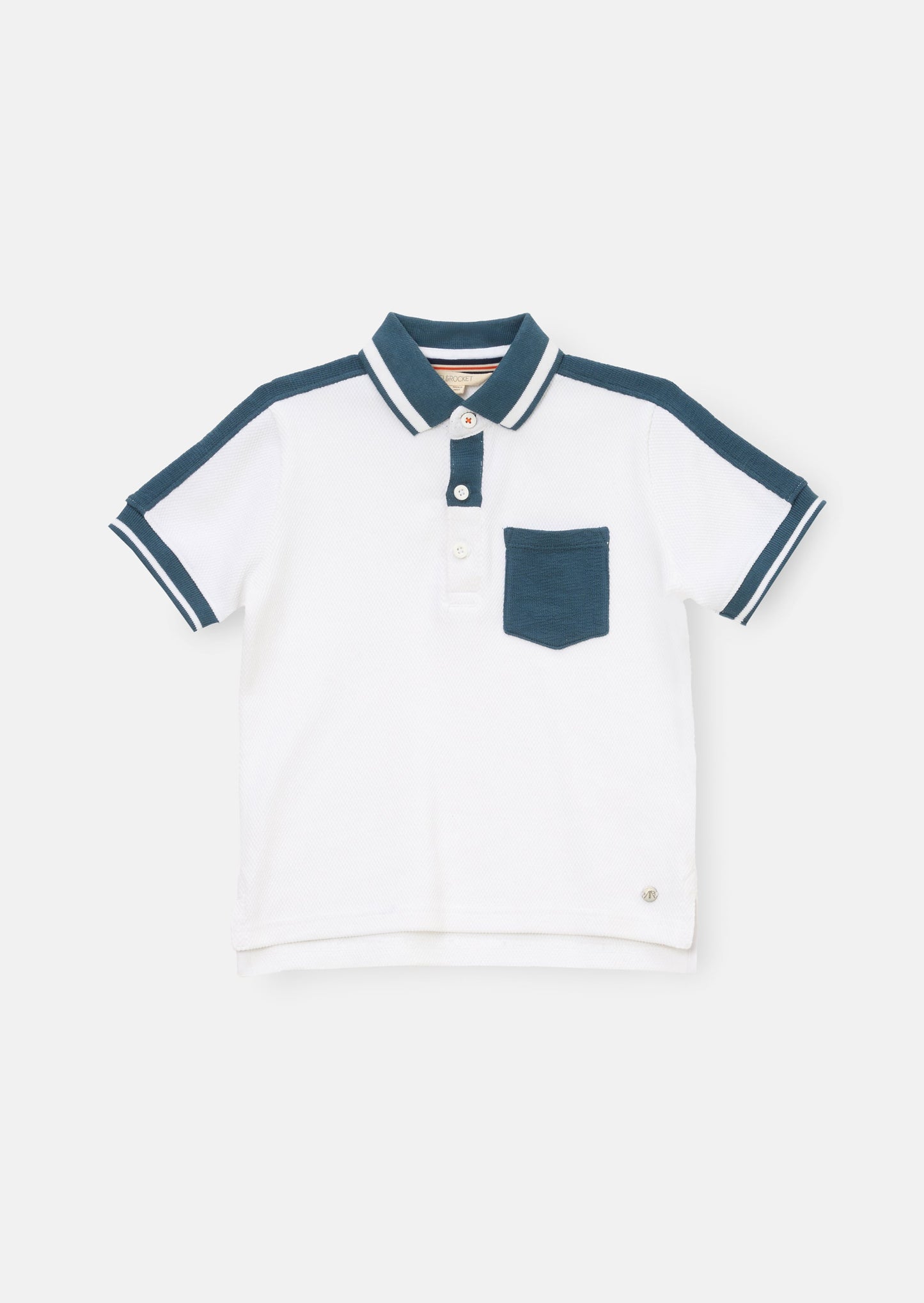 Nolan Popcorn Knit Polo Shirt
