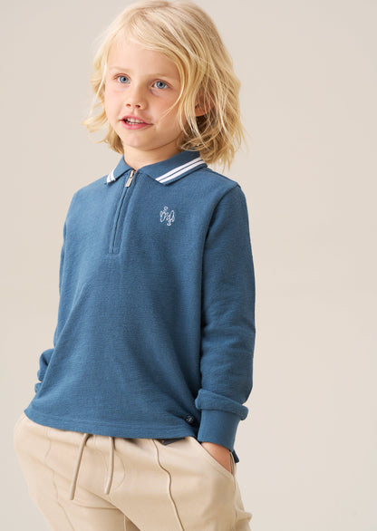 Cameron Texture Knit Polo Shirt