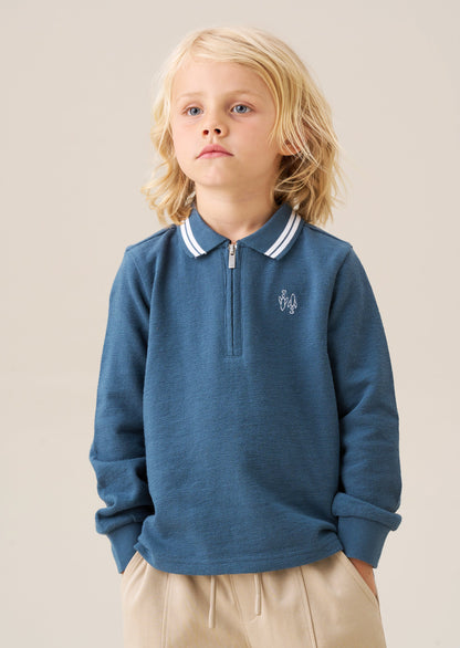 Cameron Texture Knit Polo Shirt