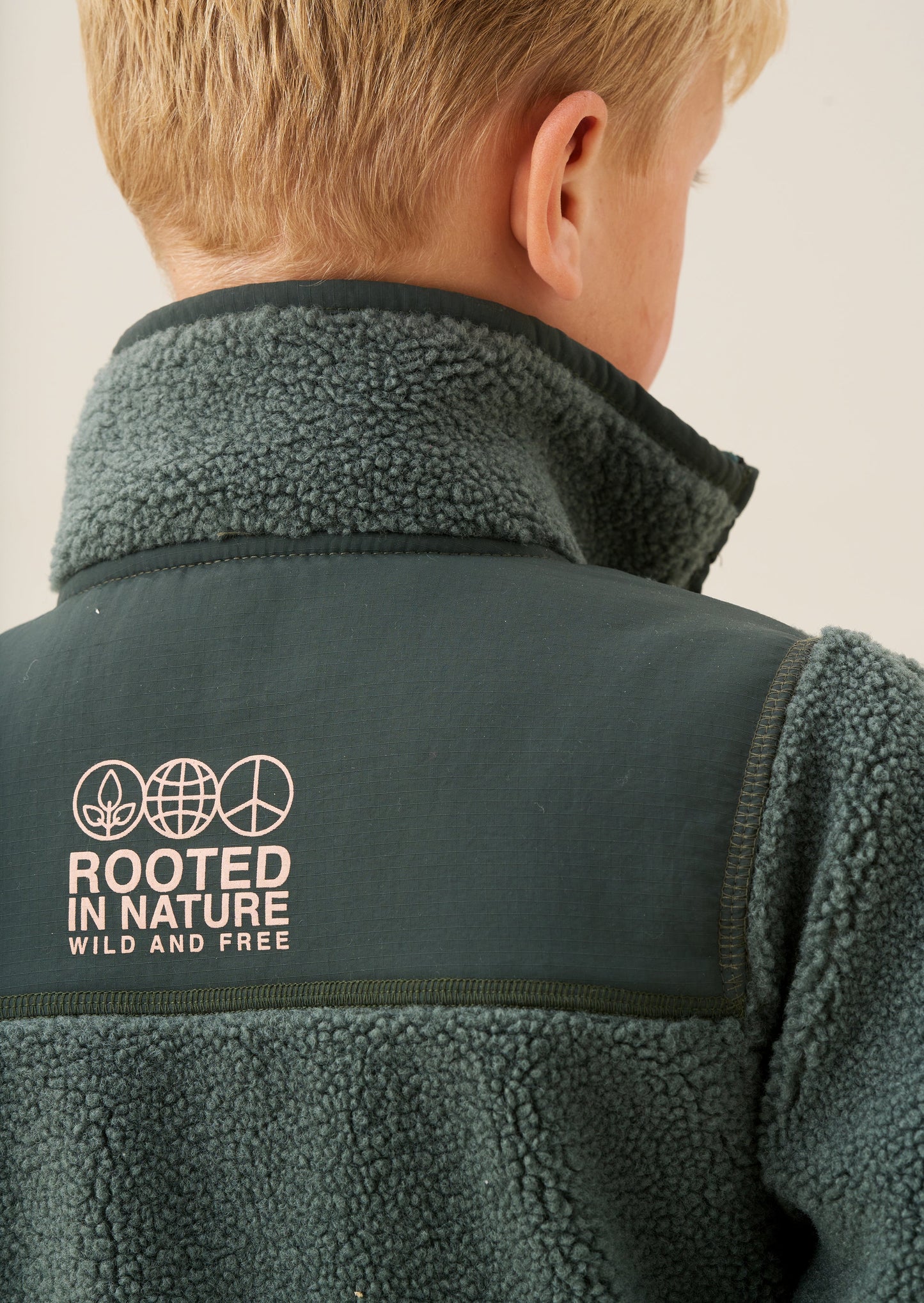 Aaron Zip Through Sherpa Fleece