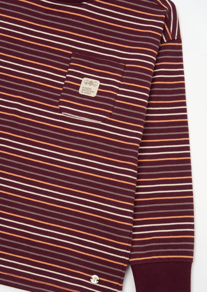 Brooks Yarn Dyed Stripe T-Shirt