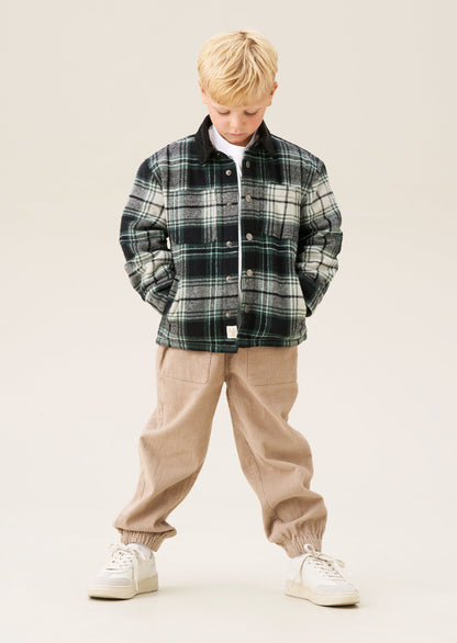 Everett Plaid Padded Shacket