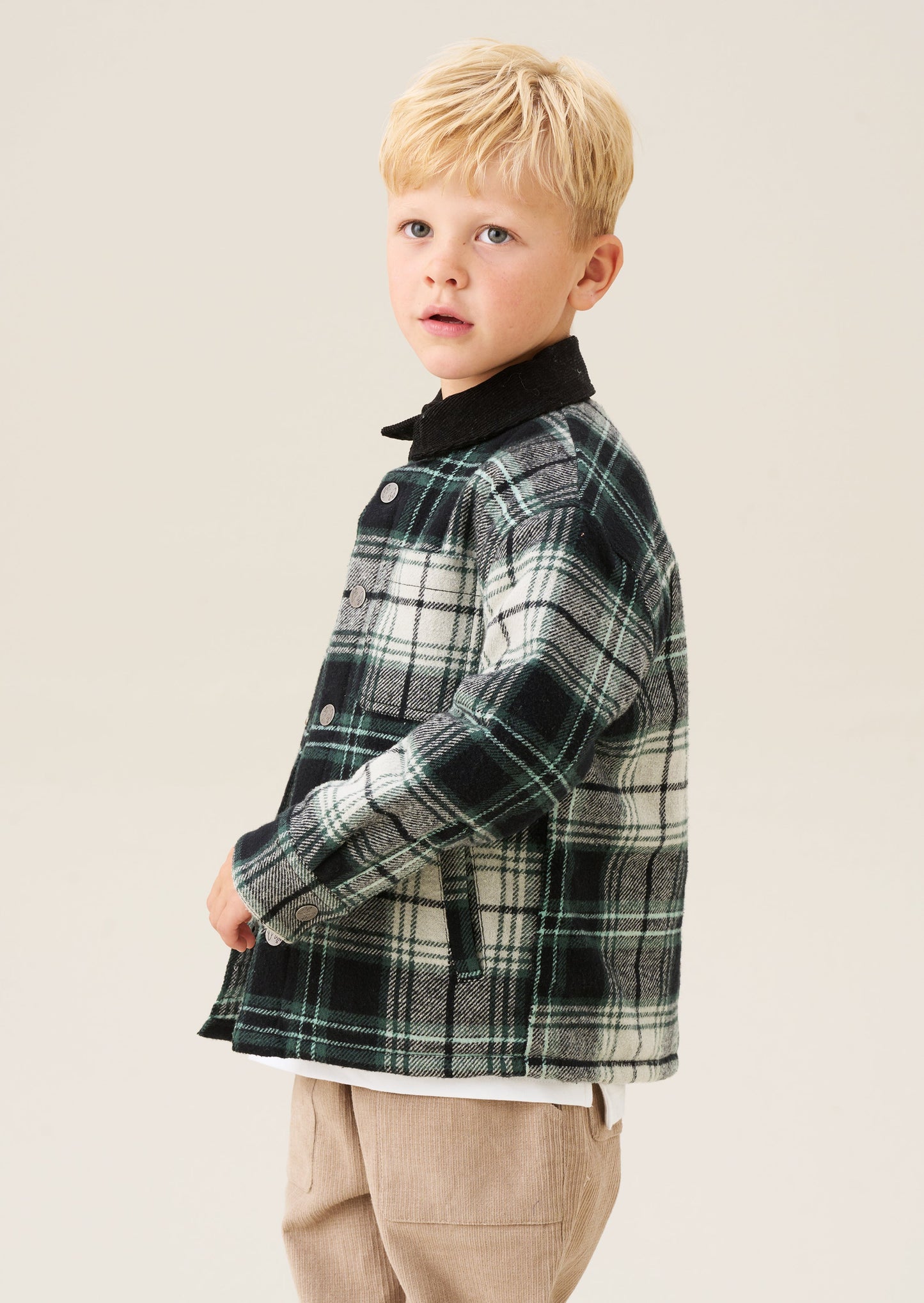 Everett Plaid Padded Shacket