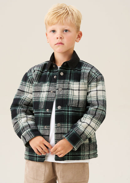 Everett Plaid Padded Shacket
