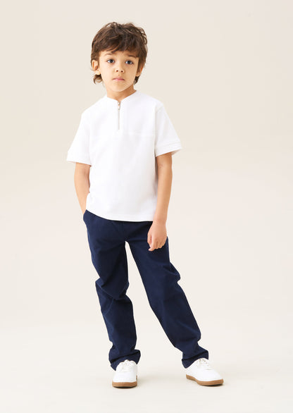 Jose Varsity Collar Polo Shirt