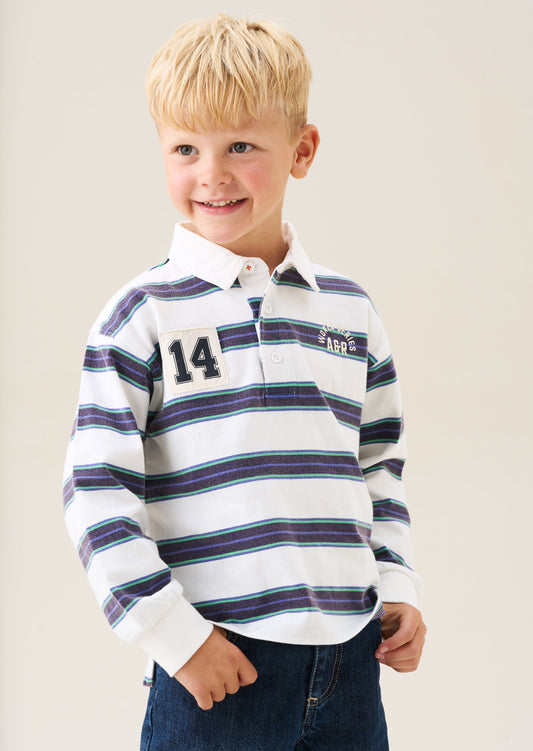 Luka Yarn Dyed Stripe Rugby Shirt