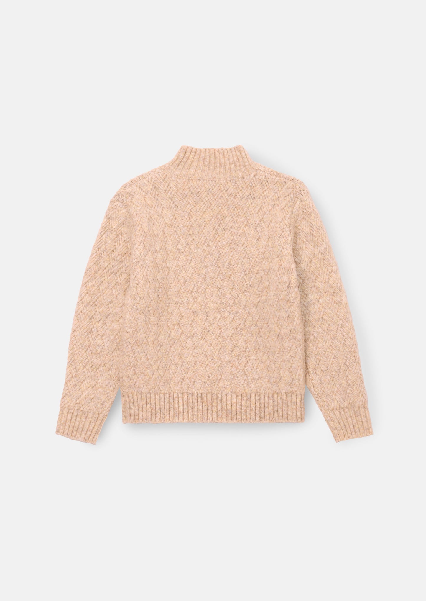 Connor Cable Knit Zip Neck