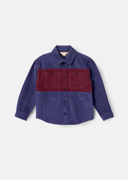 Andres Panel Cord Over Shirt