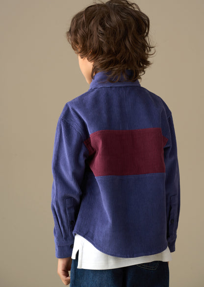 Andres Panel Cord Over Shirt
