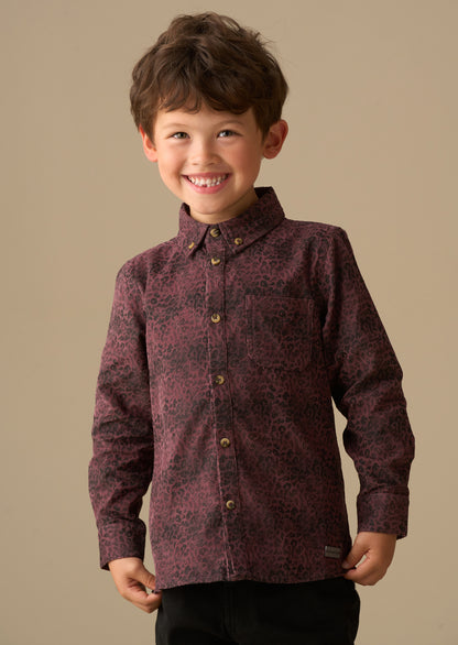 Hayes Leopard Jacquard Shirt