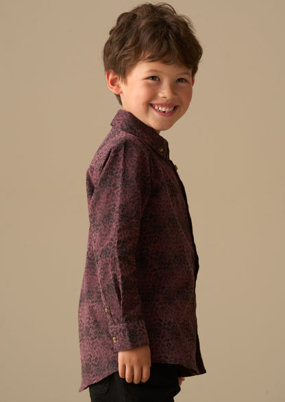 Hayes Leopard Jacquard Shirt