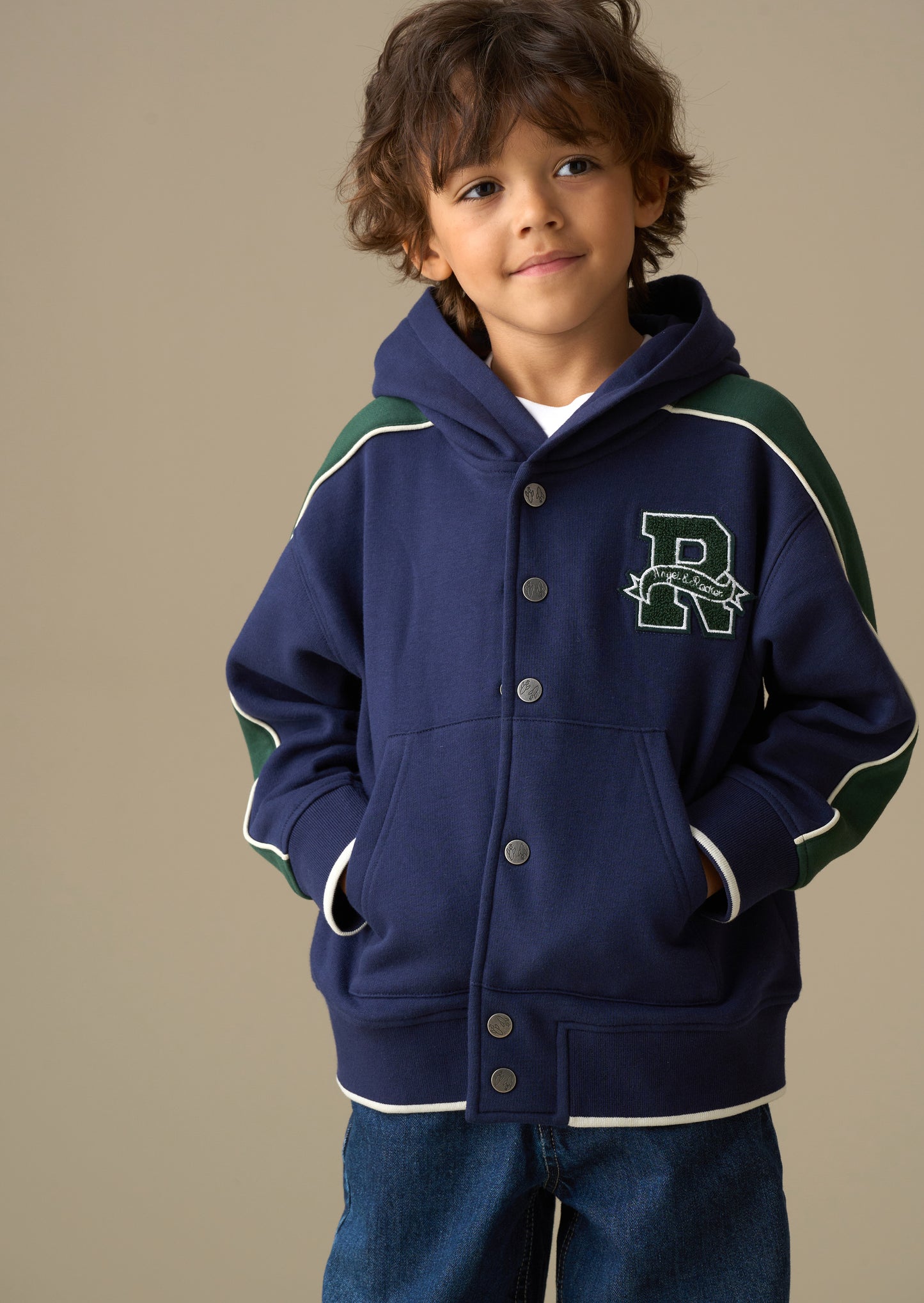 Victor Stud Closure Hoodie