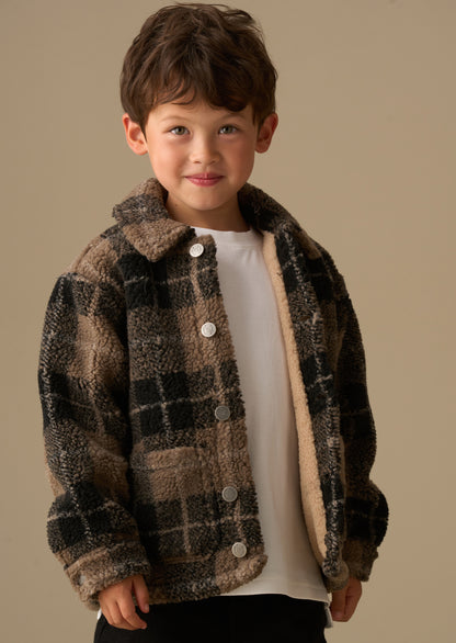 Braxton Polar Fleece Plaid Shacket