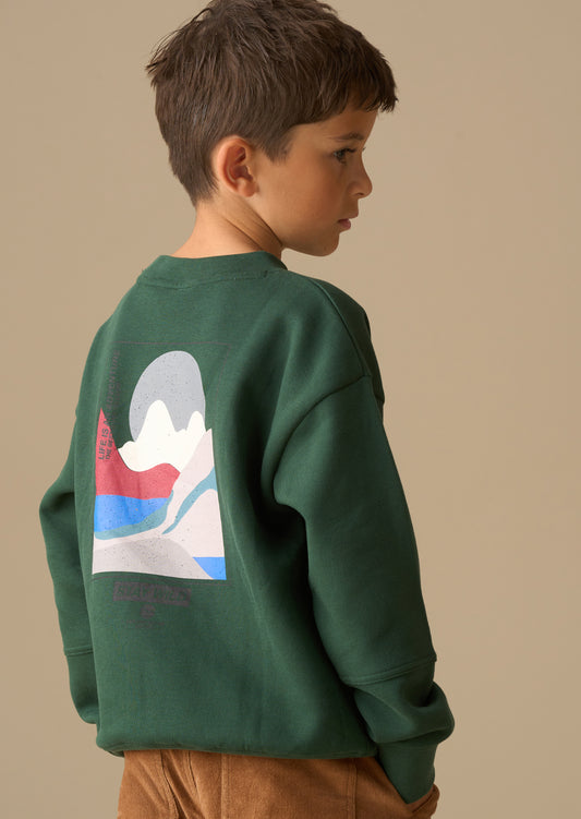 Kaiden Placement Print Sweatshirt