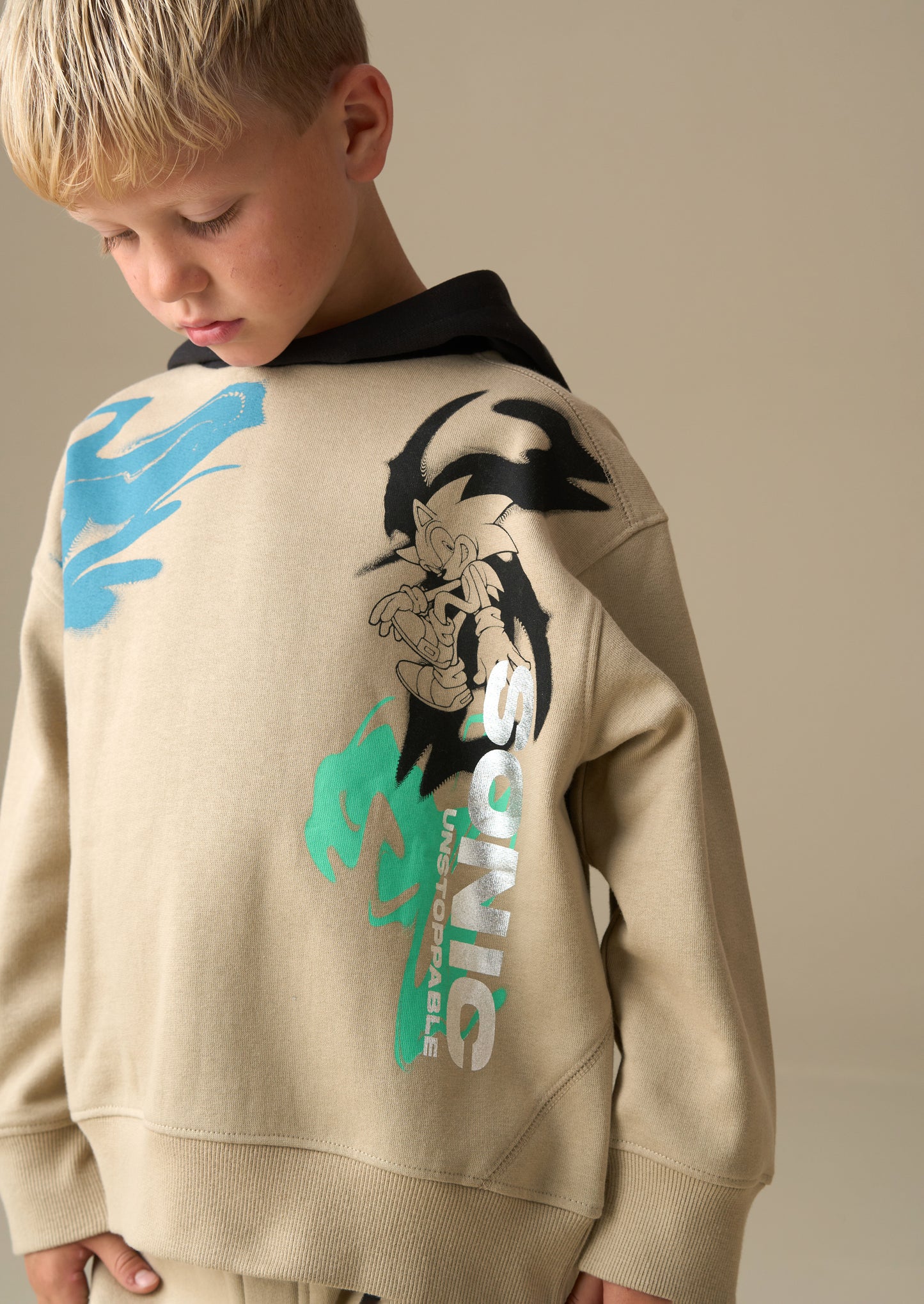 Sonic Contrast Hoodie