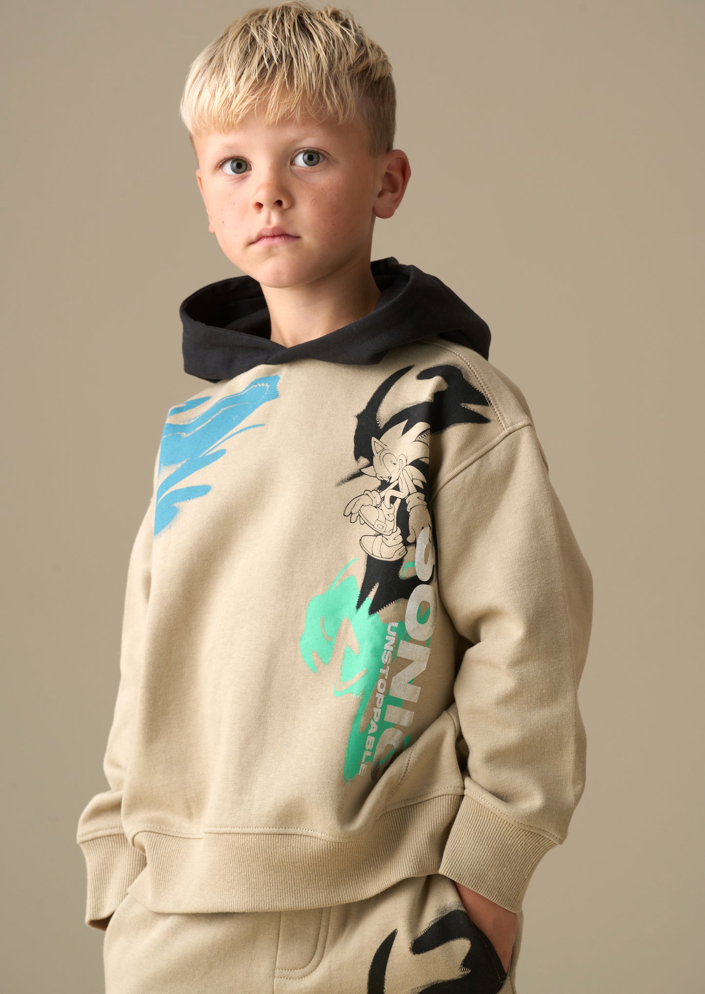 Sonic Contrast Hoodie