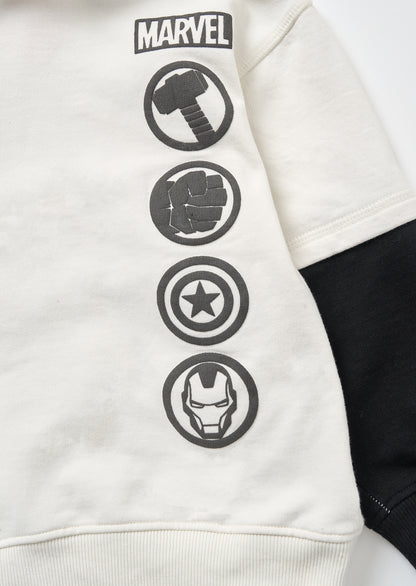 Marvel Mock Sleeve Hoodie