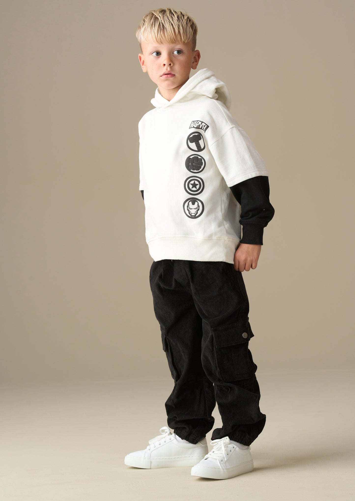 Marvel Mock Sleeve Hoodie