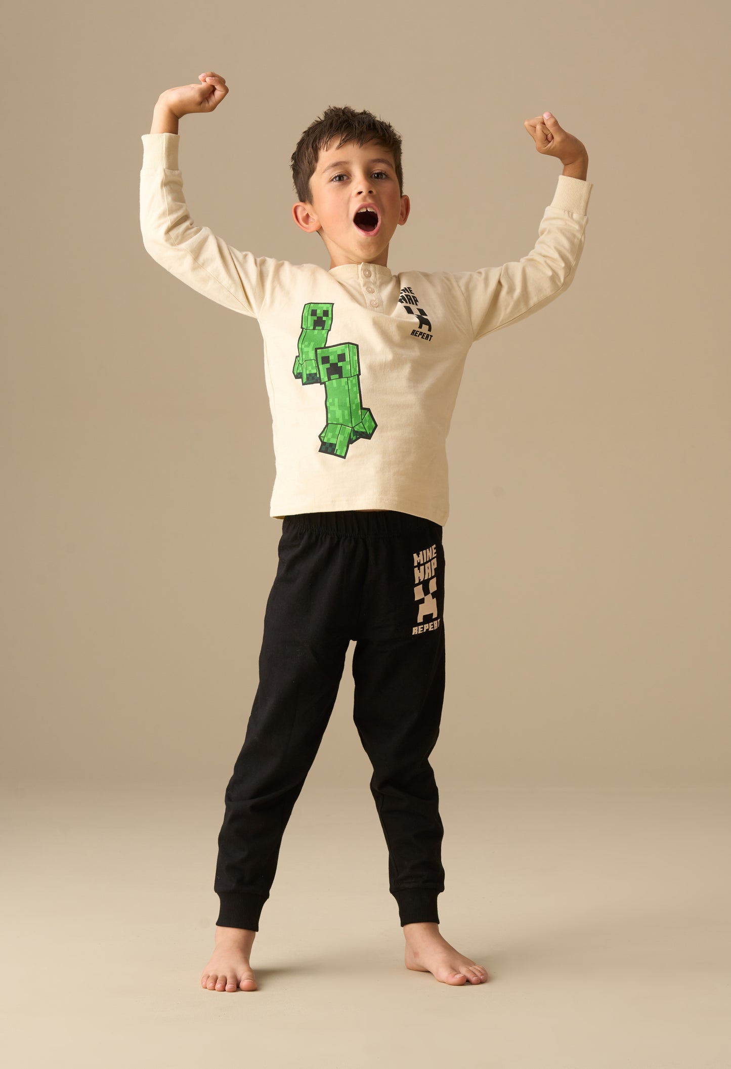 Minecraft Henley Pyjamas