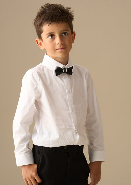 Tuxedo Shirt & Bow Tie