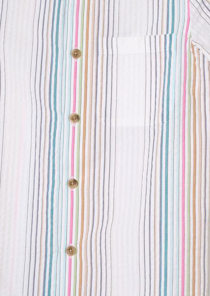 Cole Seersucker Stripe Shirt