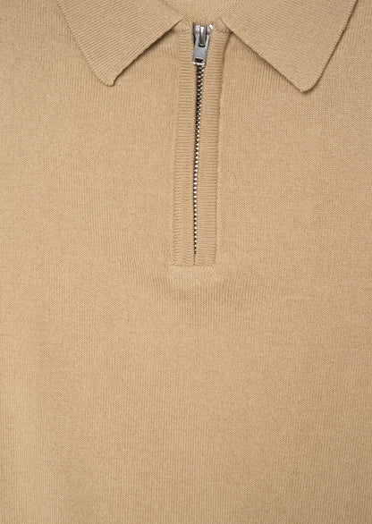 Carter Zip Collar Knitted Jumper