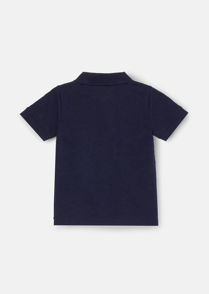Greyson Jacquard Zip Polo