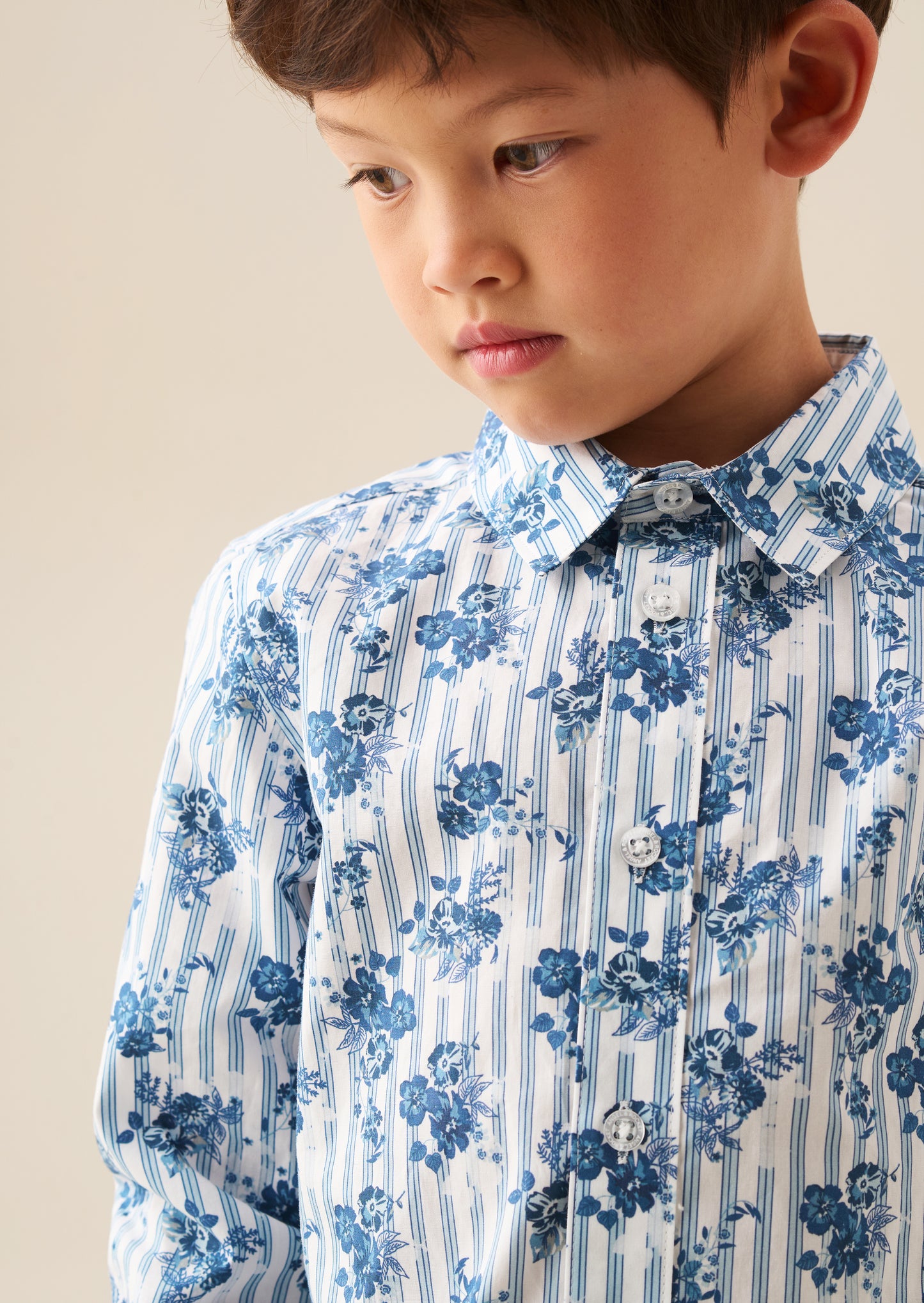 Ollie Stripe Floral Shirt