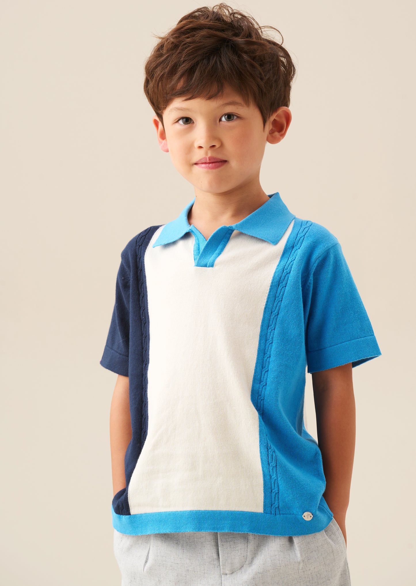 Ralph True Knit Colour Block Polo