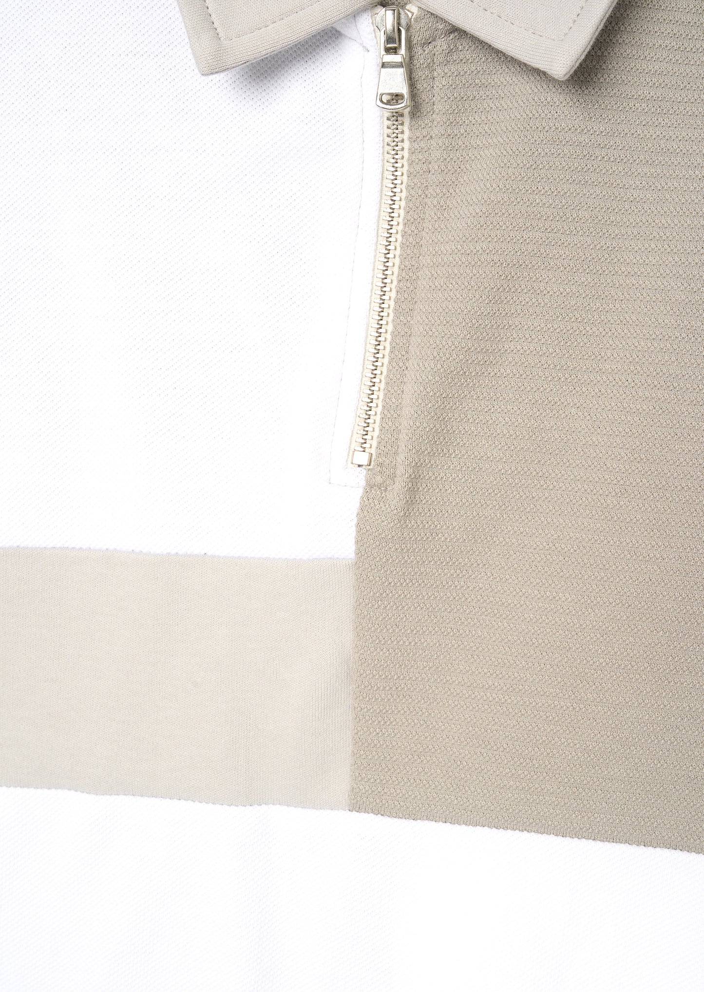 Xander Colour Block Zip Polo