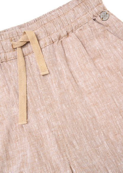 Edison Cotton Flax Relaxed Fit Trouser