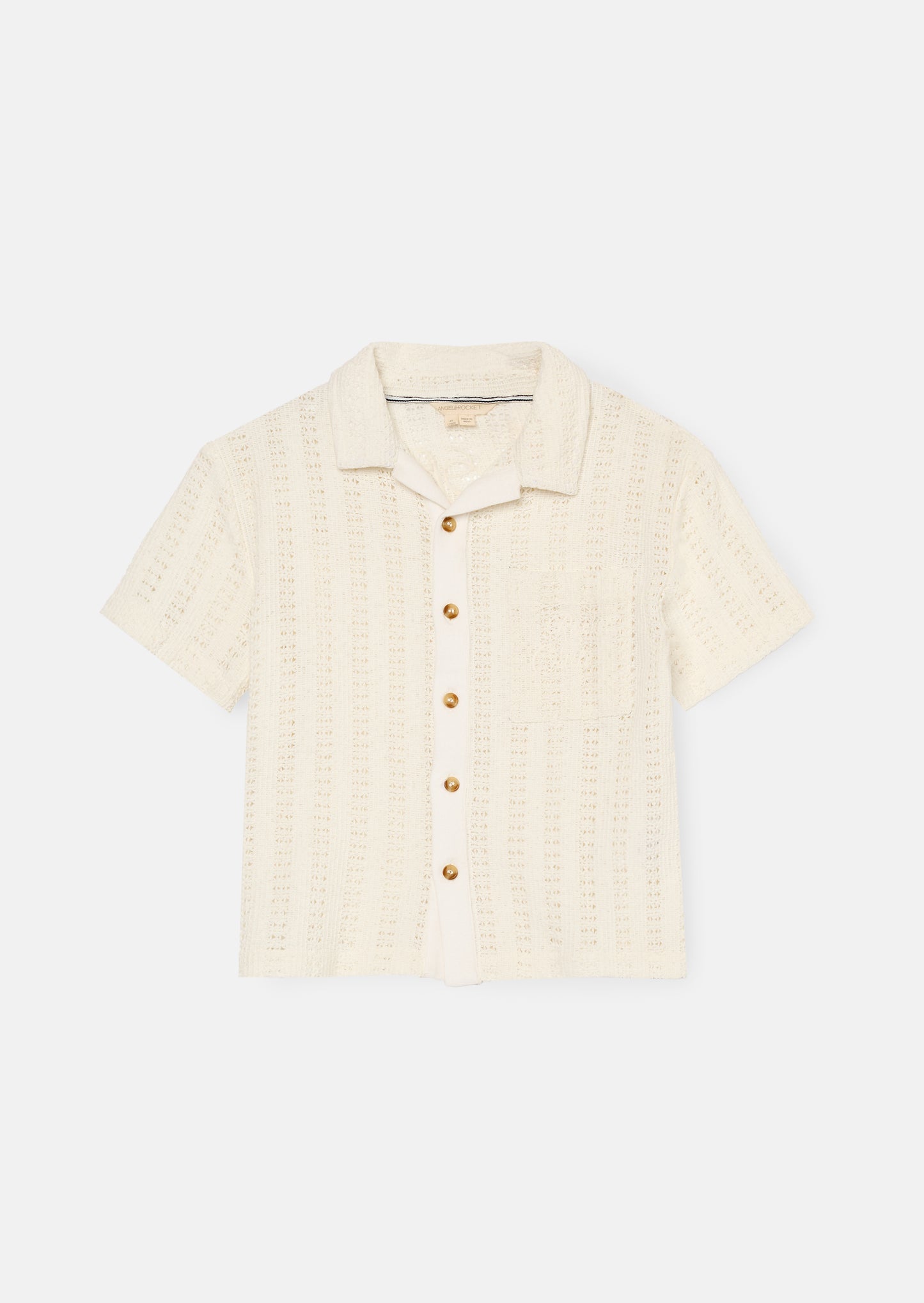 Bradley Crochet Embroidered Shirt