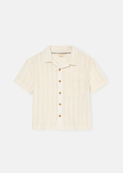 Bradley Crochet Embroidered Shirt