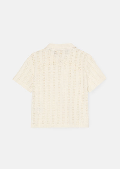 Bradley Crochet Embroidered Shirt