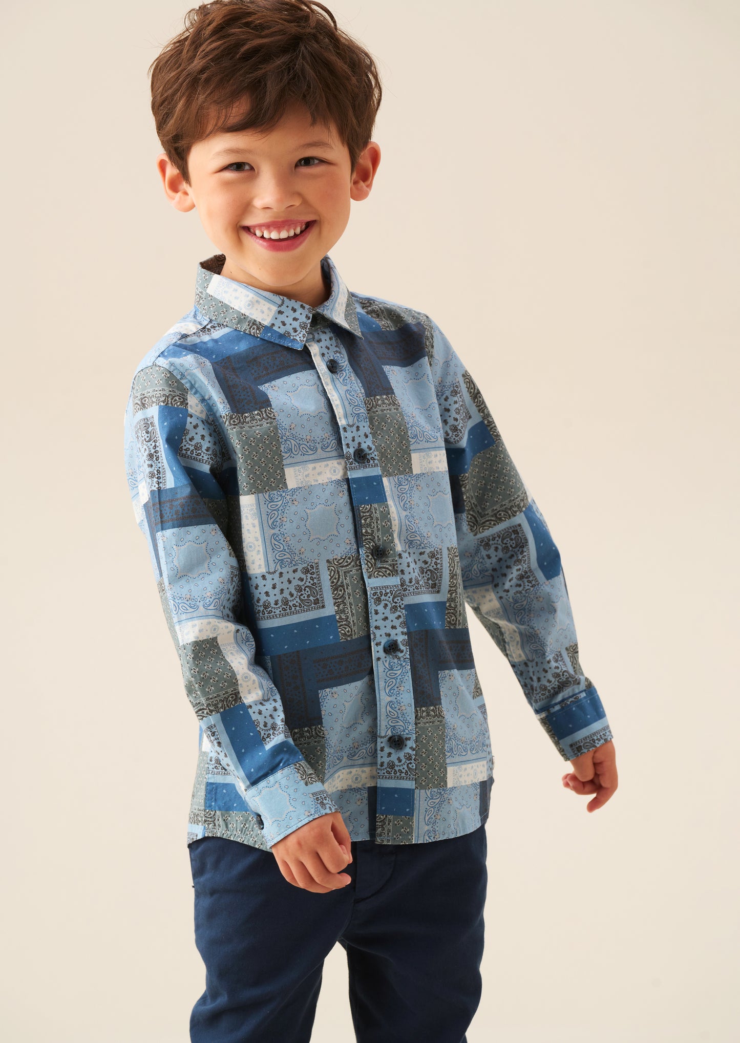 Bodhi Printed Chambray Shirt